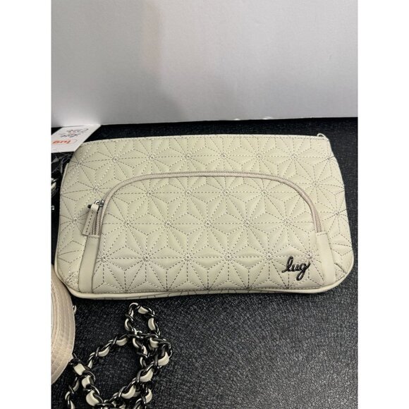 LUG Flyer NVL Convertible Crossbody - including Chain Strap - NWT Pebble From My - Picture 1 of 5